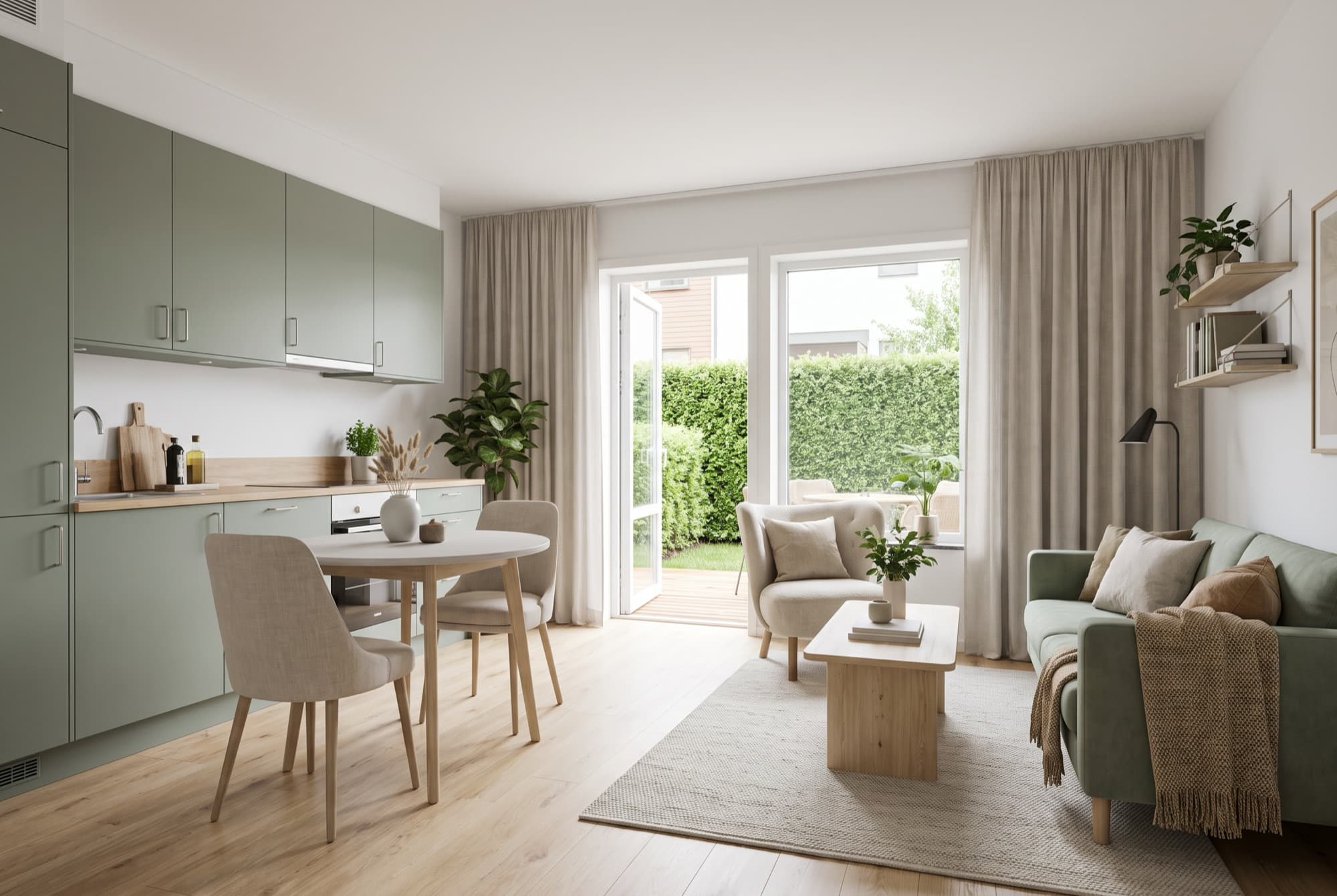 The main view of apartment A1