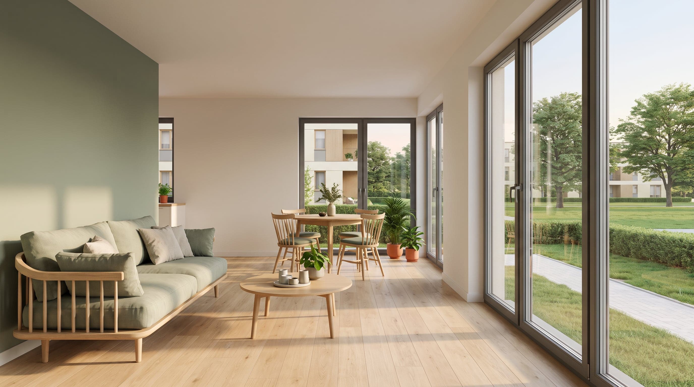 The main view of apartment A33
