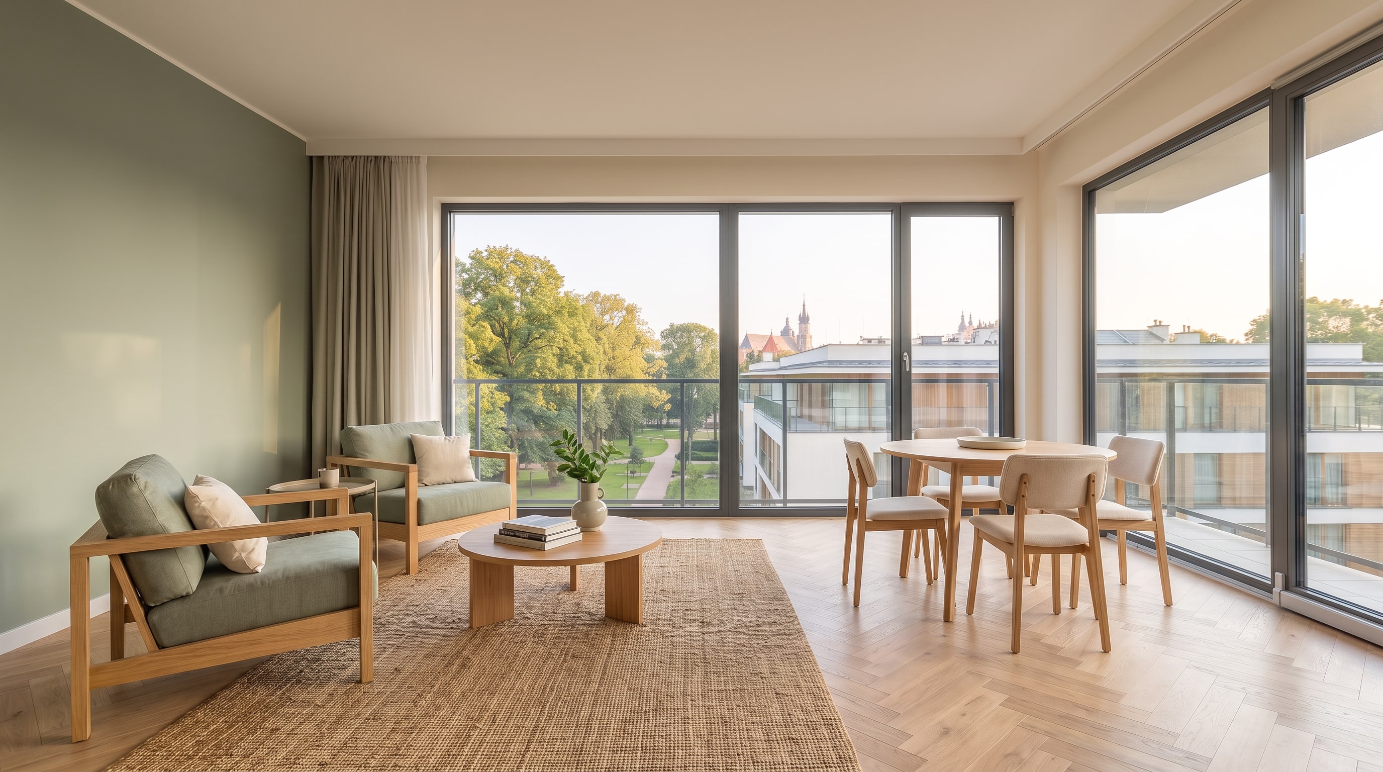 The main view of apartment A19