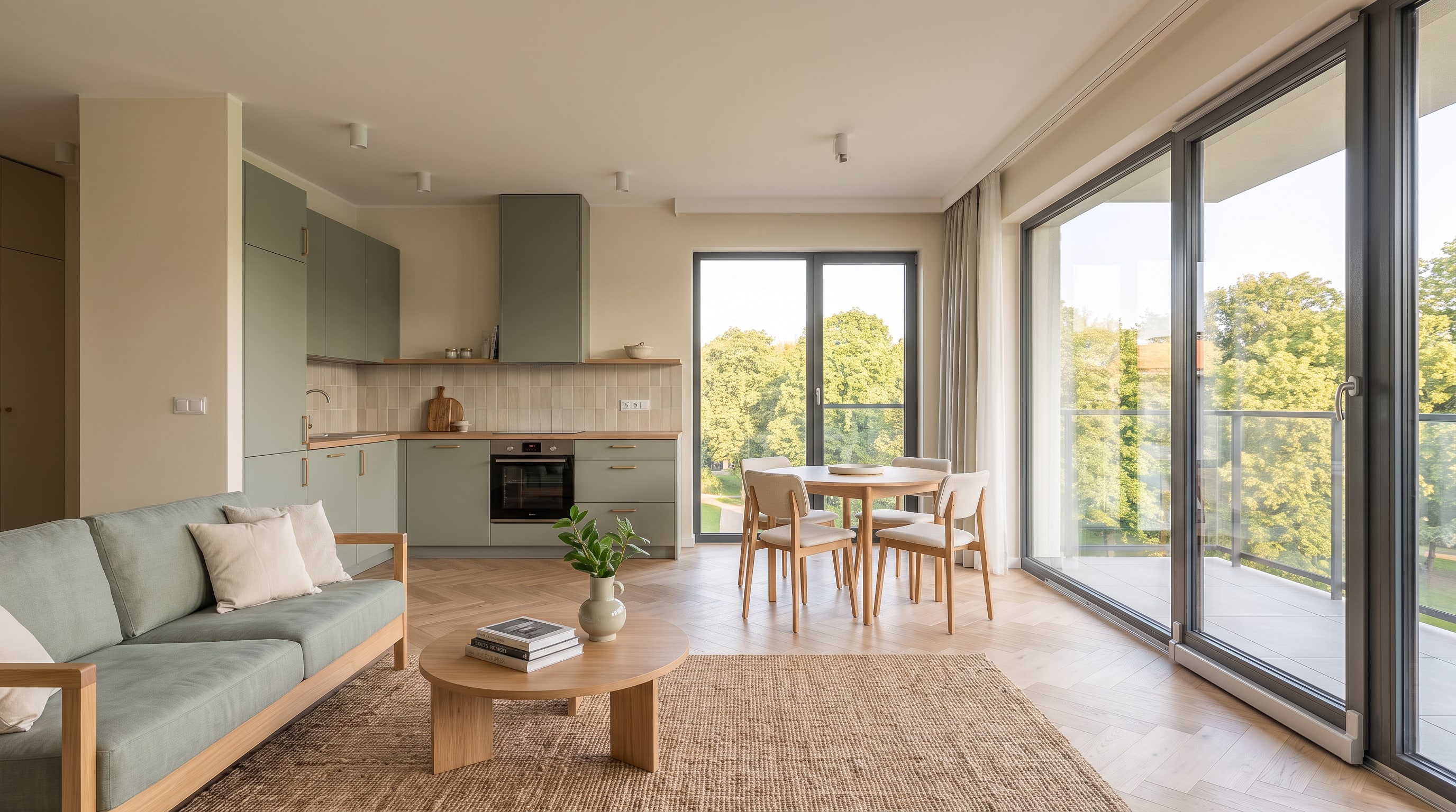 The main view of apartment A21