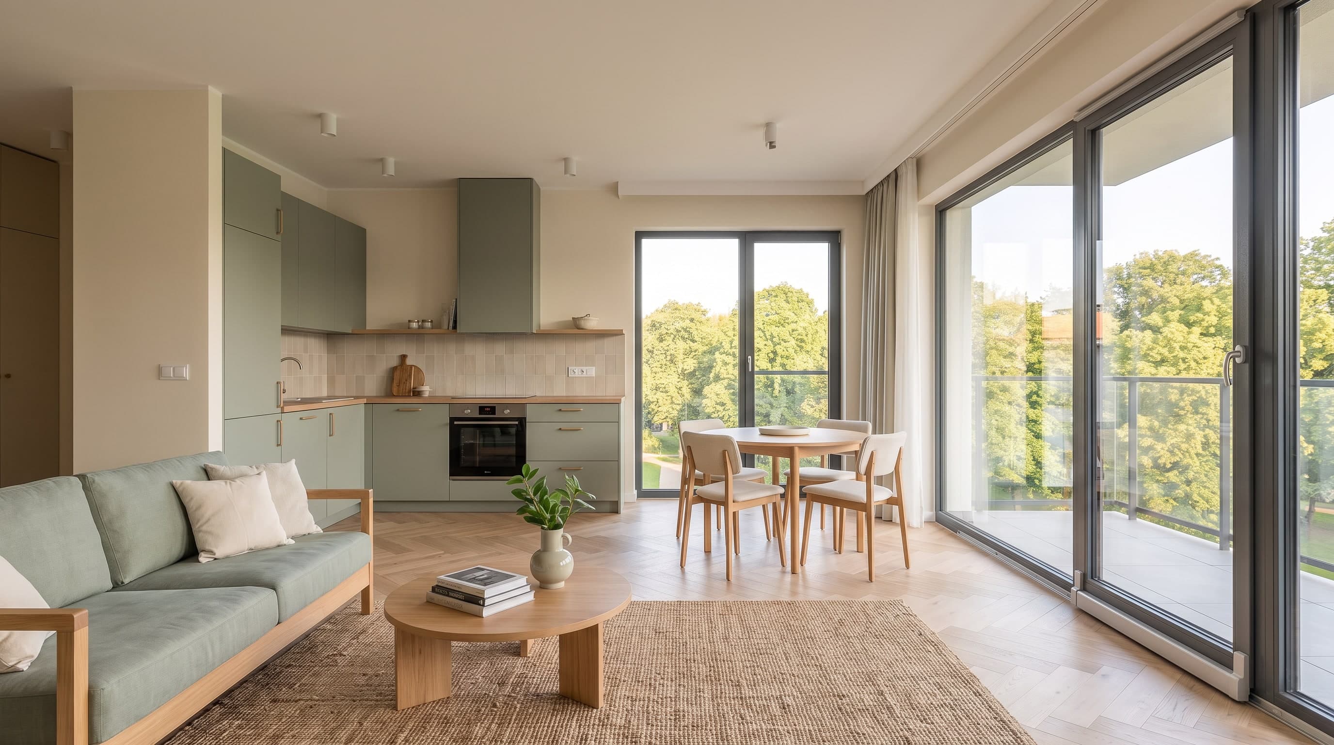 The main view of apartment A21