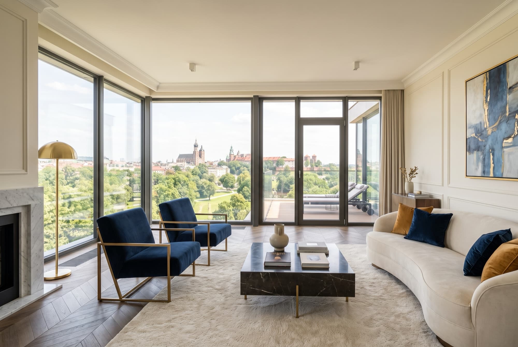 The main view of apartment A44